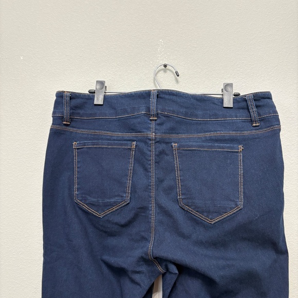 Workshop Republic Clothing Dark Crop Straight Jeans - 16W - Picture 2 of 6